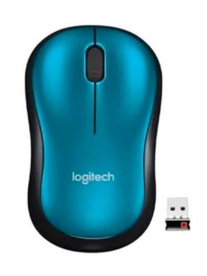 MOUSE INALAMBRICO LOGITECH M185 BLACK AND BLUE