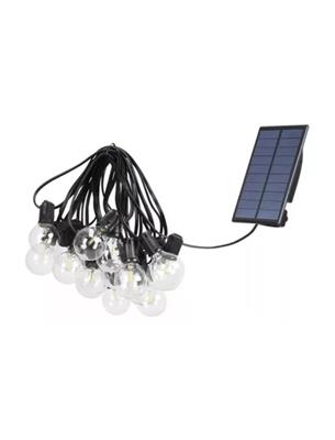 GUIRNALDA LUCES CON PANEL SOLAR 15 MTS / 25 LAMPARAS