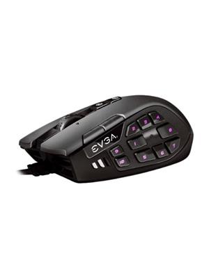 MOUSE GAMER EVGA X15, 8K, WIRED, BLACK, CUSTOMIZABLE, 16,000 DPI CAJA DAÑADA