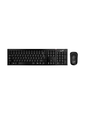 TECLADO Y MOUSE INALAMBRICO GENIUS SLIMSTAR 8000SE SP+AR NEGRO 31340012407