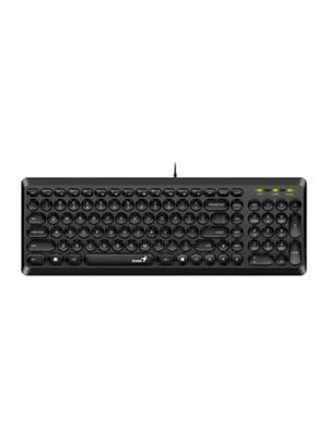 TECLADO GENIUS SLIMSTAR Q200 ESPAÑOL USB NEGRO