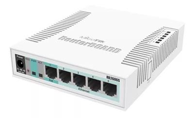 SWITCH MIKROTIK CSS106-5G-1S RB260GS 5X GIGABIT ETHERNET SMART SWITCH, SFP CAGE