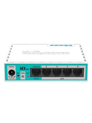 ROUTER MIKROTIK HEX RB750GR3 , HEX WITH DUAL CORE 880MHZ MHZ CPU, 256MB RAM, 5 GIGABIT LAN PORTS, US