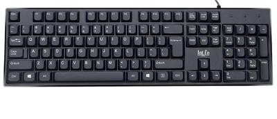 TECLADO USB INTCO KB300S  DISEÑO COMPACTO Y MODERNO