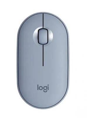 MOUSE INALAMBRICO LOGITECH M350 PEBBLE GRIS AZULADO