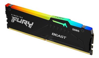 MEMORIA RAM DDR5 32GB 4800MHz DDR5 FURY BEAST RGB KF548C38BBA-32