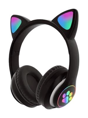 AURICULAR VINCHA BLUETOOTH INFANTIL CON OREJITAS VIV-23M COLORES LUCES