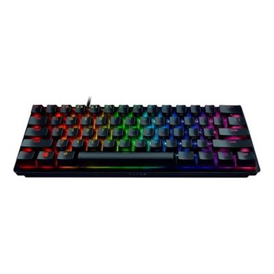 TECLADO GAMER RAZER HUNTSMAN MINI CLICKY PURPLE SWITCH INGLÉS NEGRO CON LUZ RGB - RZ03-03390500-R3U1