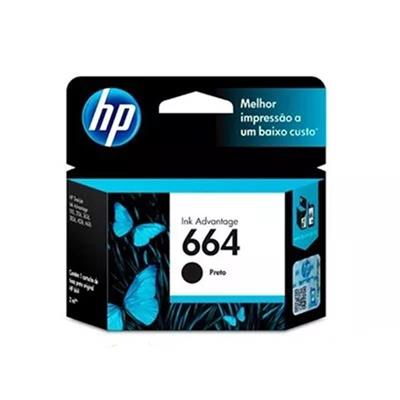 CARTUCHO HP ORIGINAL 664 NEGRO (HEWF6V29AL)