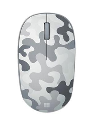 MOUSE BLUETOOTH MICROSOFT CAMO GRIS Y BLANCO 8KX-0